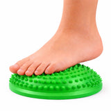 Sensorisk balanshalvboll 16 cm med massagepiggar för rehab och terapi
