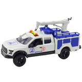 Servicebil med kran 35 cm leksaksbil med ljus och ljud, 2xAA
