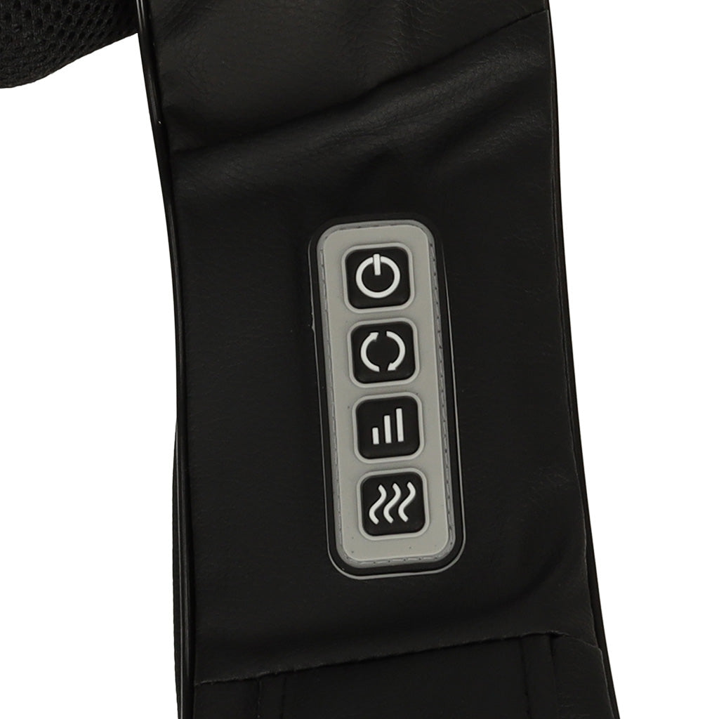 Shiatsu massagekrage med värme, roterande massagehuvuden, 230V