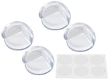Silikon hörnskydd transparent självhäftande 4-pack för möbler