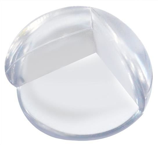 Silikon hörnskydd transparent självhäftande 4-pack för möbler