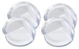 Silikon hörnskydd transparent självhäftande 4-pack för möbler