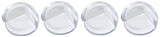 Silikon hörnskydd transparent självhäftande 4-pack för möbler
