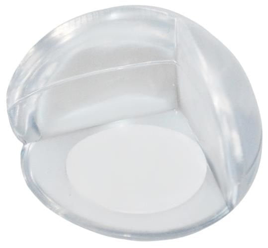 Silikon hörnskydd transparent självhäftande 4-pack för möbler