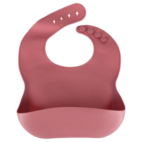 Silikon matset 9 delar för baby 6+ mån, sugkopp, rosa BPA-fritt