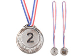 Silvermedalj i zinklegering, 1-pack