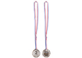 Silvermedalj i zinklegering, 1-pack