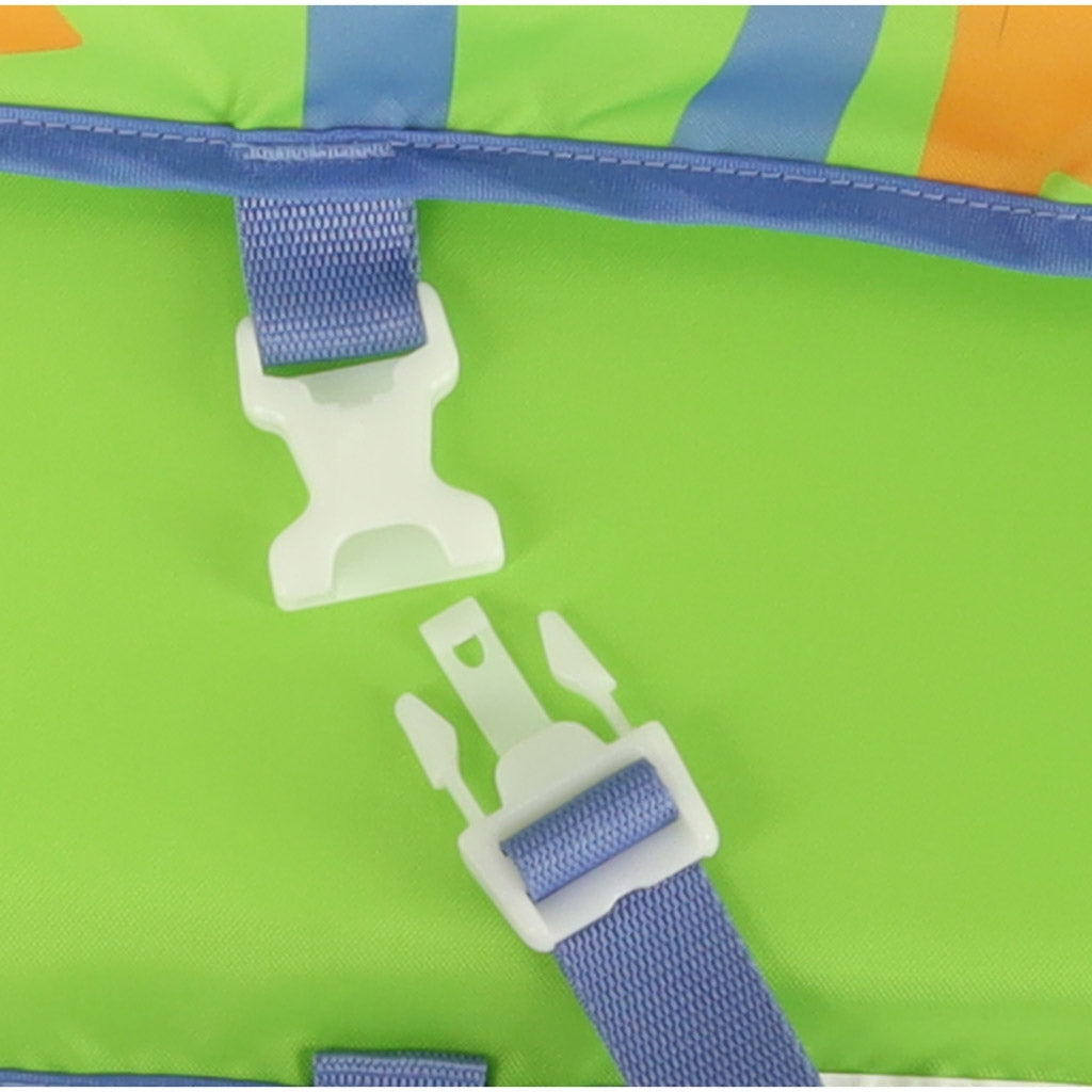 Simväst barn med ärmar grön 3-6 år 19-30 kg Bestway 32174