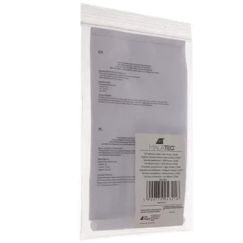 Självhäftande PVC-etiketter 5x3,5 cm svarta 24-pack