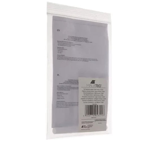 Självhäftande PVC-etiketter 5x3,5 cm svarta 24-pack