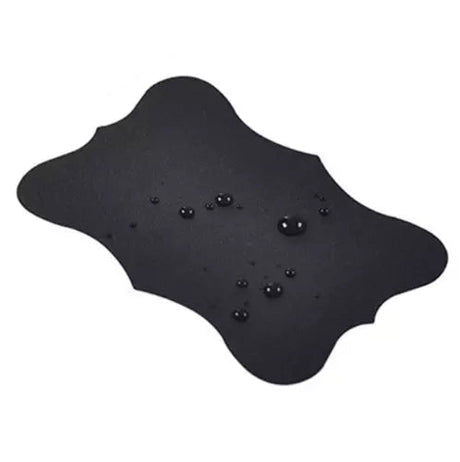 Självhäftande PVC-etiketter 5x3,5 cm svarta 24-pack