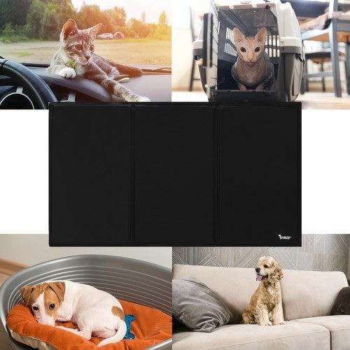 Självkylande kylmatta för hund/katt 88x49,5 cm svart