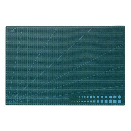 Självläkande skärmatta A2 45x60 cm 4 mm grön dubbelsidig PVC