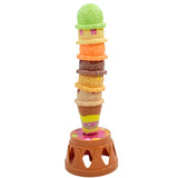 Skicklighetsspel Ice Cream Tower med glasskulor 12 st, kon och skopa