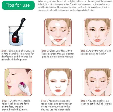 Skin Roller - Microneedling - Stimulerar huden - Hudroller