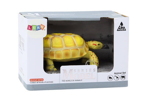 Sköldpadda samlarfigur leksak 11,5 cm gul CE EN71 3+