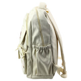 Skolryggsäck capybara beige 25L 42x30x20 cm med pins & nyckelring