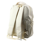 Skolryggsäck capybara beige 25L 42x30x20 cm med pins & nyckelring