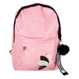 Skolryggsäck rosa 9 l polyester 600D 35 cm med nyckelring