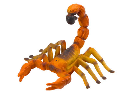 Skorpion djurfigur i plast 8 cm, leksaksfigur 3+ år