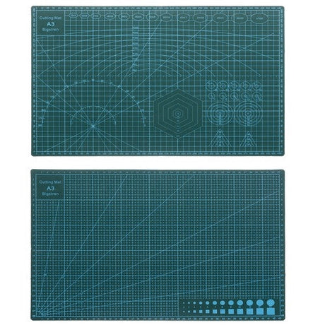 Skärmatta A3 30x45 cm självläkande dubbelsidig grön 3 lager