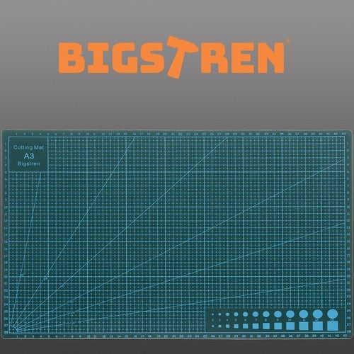 Skärmatta A3 30x45 cm självläkande dubbelsidig grön 3 lager