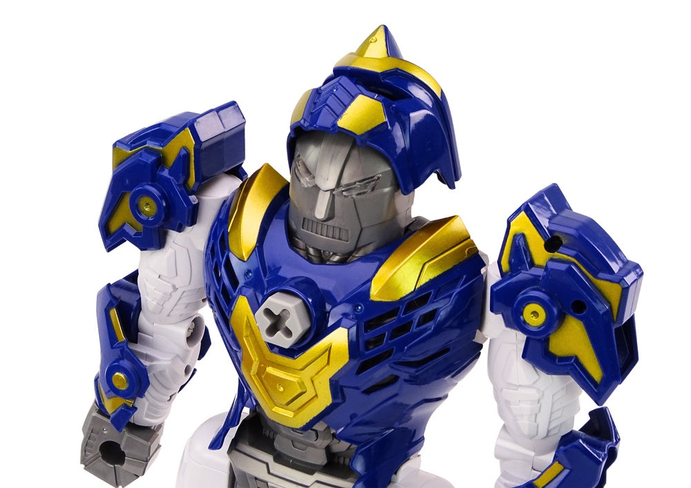Skruvbar leksaksrobot med borr och skruvmejsel, ljus/ljud, 3+ år