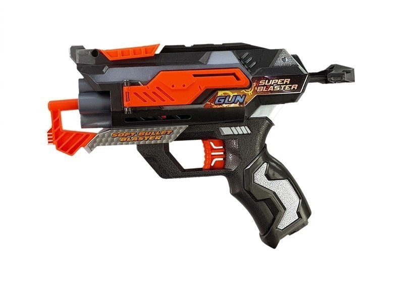 Skumdartpistol leksak med mask och 10 skumkulor, CE-märkt 6+
