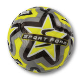 Skumplastbollar 7 cm 4-pack sportmotiv för barn, inne/ute
