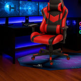 Skyddsmatta för gamingstol 120 cm svart halkfri vattentät 4 mm