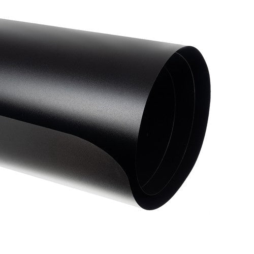 Skyddsmatta golv 130x90 cm svart polypropen 0,5 mm för kontorsstol