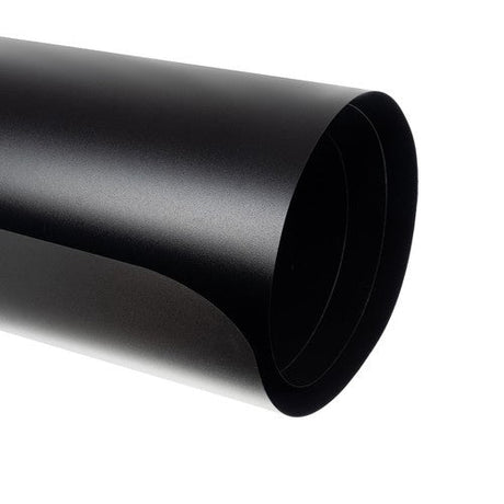Skyddsmatta golv 130x90 cm svart polypropen 0,5 mm för kontorsstol