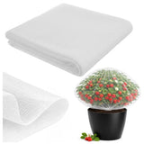 Skyddsnät blomrabatt 3x6 m 80 maskor 0,177 mm HDPE vit