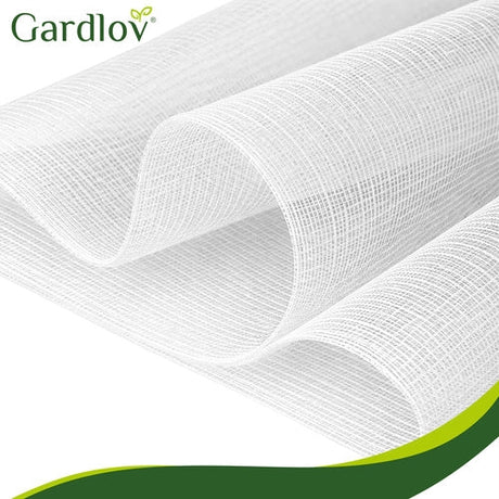Skyddsnät blomrabatt 3x6 m 80 maskor 0,177 mm HDPE vit