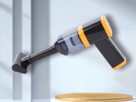 Sladdlös handdammsugare 120W 0,3L HEPA USB-laddning vit/svart