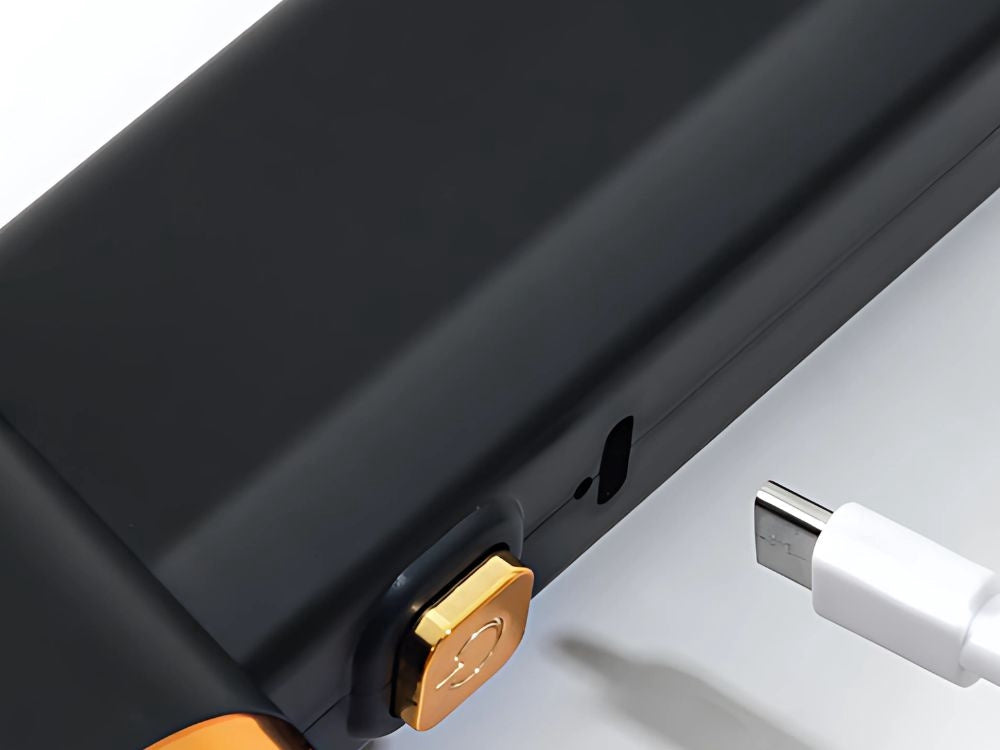 Sladdlös handdammsugare 120W 0,3L HEPA USB-laddning vit/svart