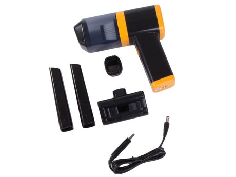Sladdlös handdammsugare 120W 0,3L HEPA USB-laddning vit/svart