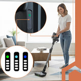 Sladdlös stående dammsugare 400W 35 kPa HEPA 52 min svart