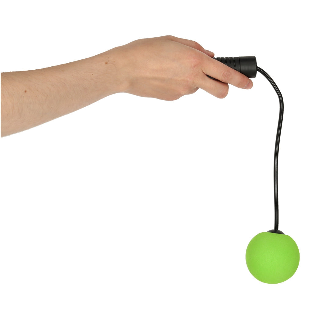 Sladdlöst hopprep utan lina med motståndsbollar, 2 handtag 38 cm