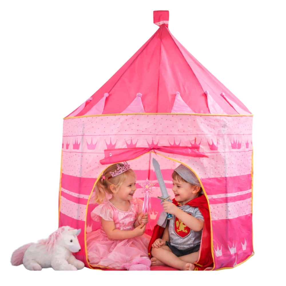 Slottstält lektält för barn 105x135 cm vattentålig polyester