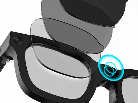 Smarta glasögon med kamera 1080p 32 GB Bluetooth/Wi‑Fi svart