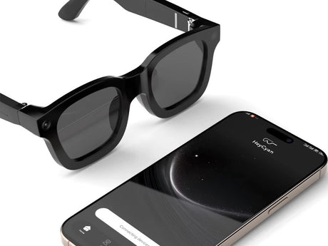 Smarta glasögon med kamera 1080p 32 GB Bluetooth/Wi‑Fi svart