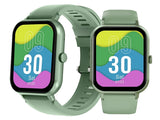 Smartwatch med Bluetooth-samtal grön silikonarmband 5–7 dagar