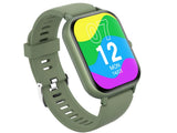 Smartwatch med Bluetooth-samtal grön silikonarmband 5–7 dagar