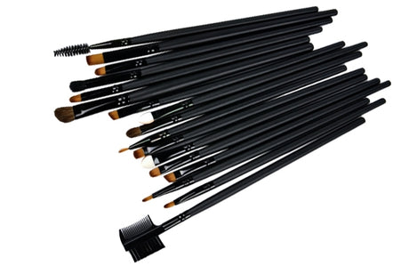 Sminkborstar 32-pack – Professionella Penslar i Äkta Gethår – För Foundation, Ögon & Contour
