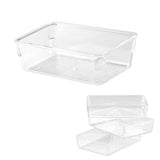 Sminkförvaring i akryl 25-pack transparenta lådinsatser 4 storlekar