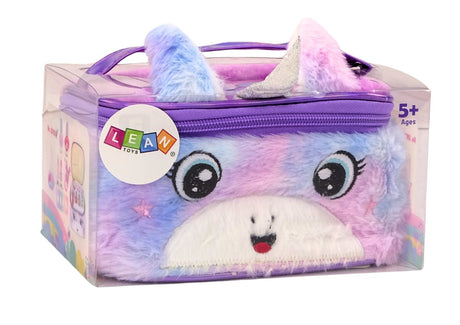 Sminkset för barn 3+ i unicorn kosmetikväska 9 delar