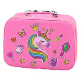 Sminkset för barn i kosmetikväska Unicorn rosa 20x15x8 cm