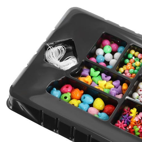 Smyckeskit för barn med pärlor 11 sorter och elastiskt snöre