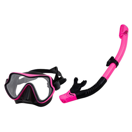 Snorklingsset med fenor, dykmask och snorkel + väska stl 37-41